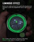 Military Survival Compass for Hiking and Camping