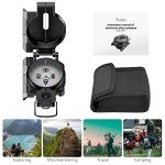Military-Grade Hiking Compass with Lanyard and Pouch