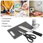 16-Piece Stainless Steel Camping Cooking Utensils Set