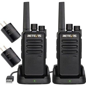 Rechargeable Walkie Talkies - 2 Pack for Emergencies