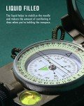 Eyeskey Waterproof Tactical Survival Compass with Pouch
