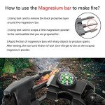 20-in-1 Survival Paracord Bracelet with LED Light
