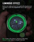 Eyeskey Waterproof Tactical Survival Compass with Pouch