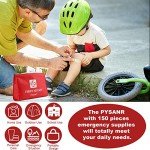 150-Piece Emergency First Aid Kit with Foil Blanket