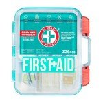 Comprehensive 326-Piece First Aid Kit - Teal