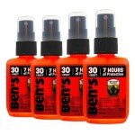 Travel Size Bug Spray with 30% DEET - 4 Pack