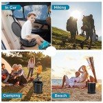 Portable Adjustable Camping Toilet for Adults & Kids