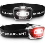 Bright LED Headlamps - 2 Pack with Adjustable Bands