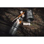 Waterproof Camping Match Kit Holder - Blaze Orange