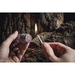 Waterproof Camping Match Kit Holder - Blaze Orange