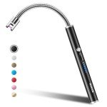 Rechargeable Electric Candle Lighter with LED Display