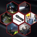 PeakPlus Rechargeable Tactical Flashlight with Charger