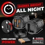2-Pack LED Camping Lanterns for Hurricane Emergency