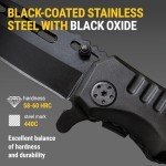 Spring-Assisted Pocket Knife for EDC and Survival