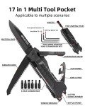 17-in-1 Survival Multitool Knife and Accessories