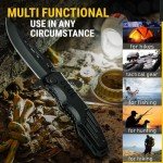 Spring-Assisted Pocket Knife for EDC and Survival