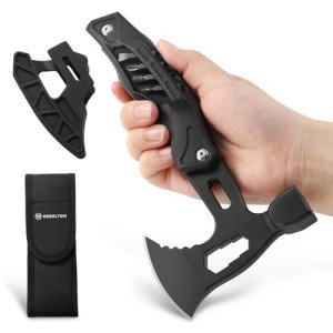 22-in-1 Camping Multitool Hatchet with Sheath
