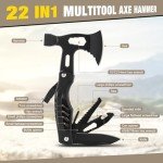 22-in-1 Camping Multitool Hatchet with Sheath