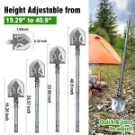 Multifunctional Tactical Shovel and Hatchet Combo