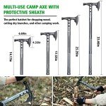 Multifunctional Tactical Shovel and Hatchet Combo