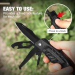 22-in-1 Camping Multitool Hatchet with Sheath
