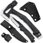 Survival Hatchet & Axe Combo Set with Sheath