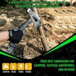 Survival Hatchet & Axe Combo Set with Sheath