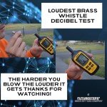 Premium 125db Brass Emergency Survival Whistle
