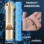 Premium 125db Brass Emergency Survival Whistle