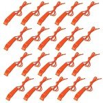 Emergency Whistle Kit with Lanyard - 20 Pack