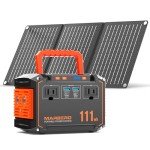 Portable Solar Generator with 30W Panel for Emergencies