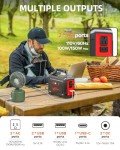 Portable Solar Generator with Power Bank and Panel