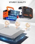 Portable Solar Generator with 30W Panel for Emergencies
