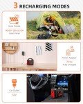 Portable Solar Generator with Power Bank and Panel