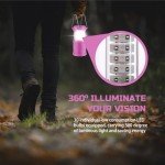 Pink LED Camping Lanterns - 4 Pack Emergency Kit