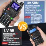 BAOFENG 5RM Ham Radio Walkie Talkies 2-Pack