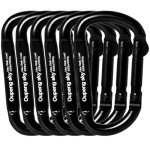 Heavy Duty Carabiner Clips - 800lbs, 6PCS Pack