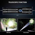 Super Bright Rechargeable LED Flashlight (2 Pack)
