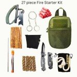 Teal Skyes Ultimate Fire Starter Survival Kit