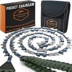 Heavy Duty Pocket Chainsaw with Paracord Handles