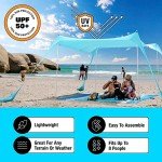 Hurricane Ready Beach Tent with UPF50+ Protection
