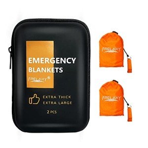 Frelaxy Extra-Thick Emergency Blankets 2-Pack/4-Pack