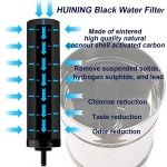 4-Pack Black Water Filters for Emergency Kits