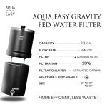 AquaEasy 2.25 Gallon Stainless Steel Water Filter