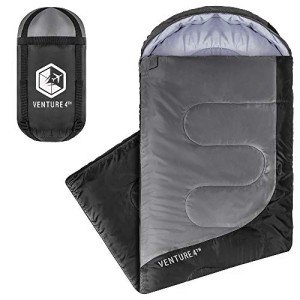 Lightweight Water Resistant Sleeping Bag for All Ages