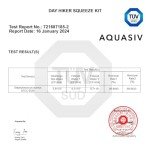 AQUASIV Lightweight Personal Water Filter for Emergencies