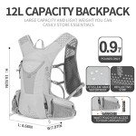 Lightweight Hydration Pack with 2L Bladder