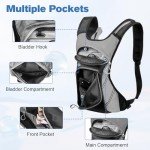 Zacro Lightweight Hydration Backpack with 2L Bladder