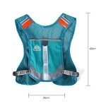 AONIJIE Hydration Backpack with Bottles - Green