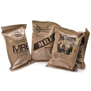 MRE Emergency Food Rations Assorted Flavors (Pack of 4)
